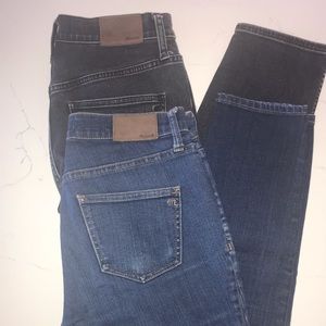 Lot of 2 Madewell jeans